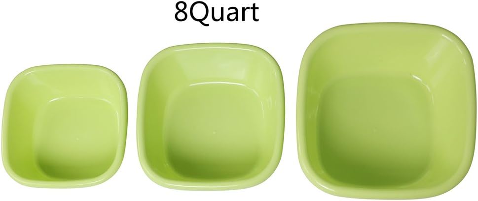 Anbers 8 Quart Small Wash Basins, 4-Pack