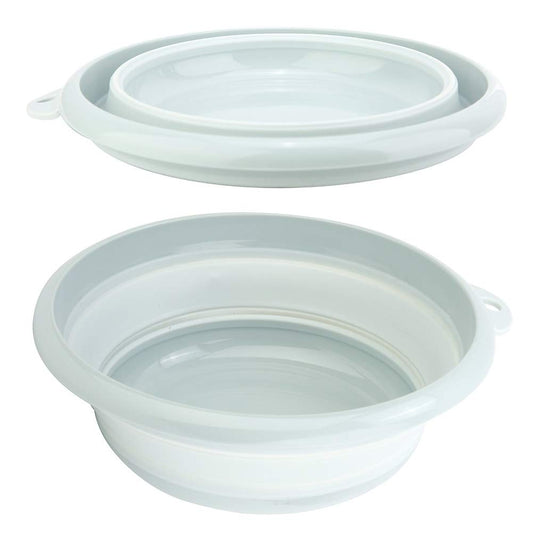Outdoor Camping Travel Folding Wash Basin Kitchen Plastic Collapsible Dish Tub Unbreakable and Space Saving(2#)
