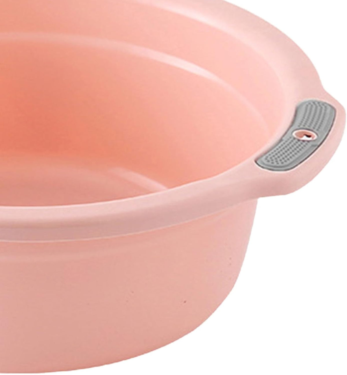 Plastic Washing Basin, Multipurpose Face Foot Washbasin Tub Laundry Tub with Double Handles for Home Bathroom Adults Baby (S)