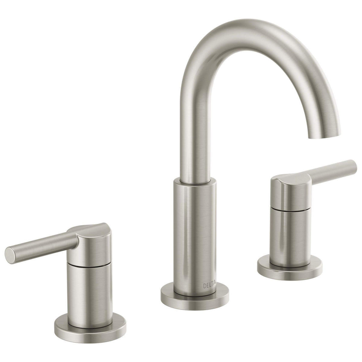 Delta Nicoli Brushed Gold Faucet 3 Hole, 8 Inch Widespread Bathroom Sink Faucet for Vanity, Push-Pop Drain Assembly, Champagne Bronze 35749LF-CZ