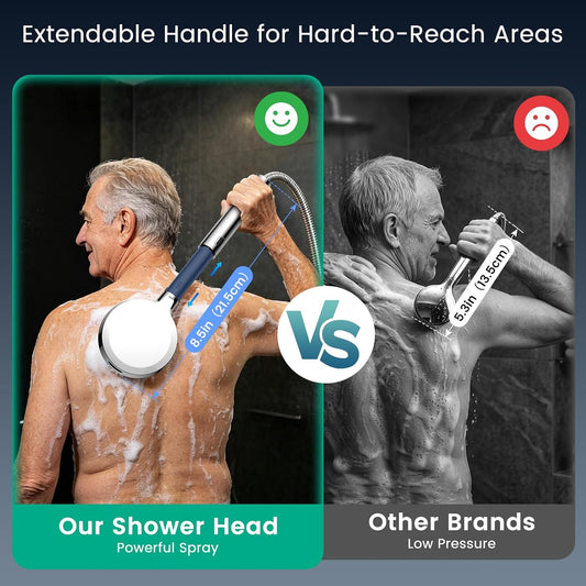 Shower Head with Handhled High Pressure Hand held Showerhead with 6 Modes