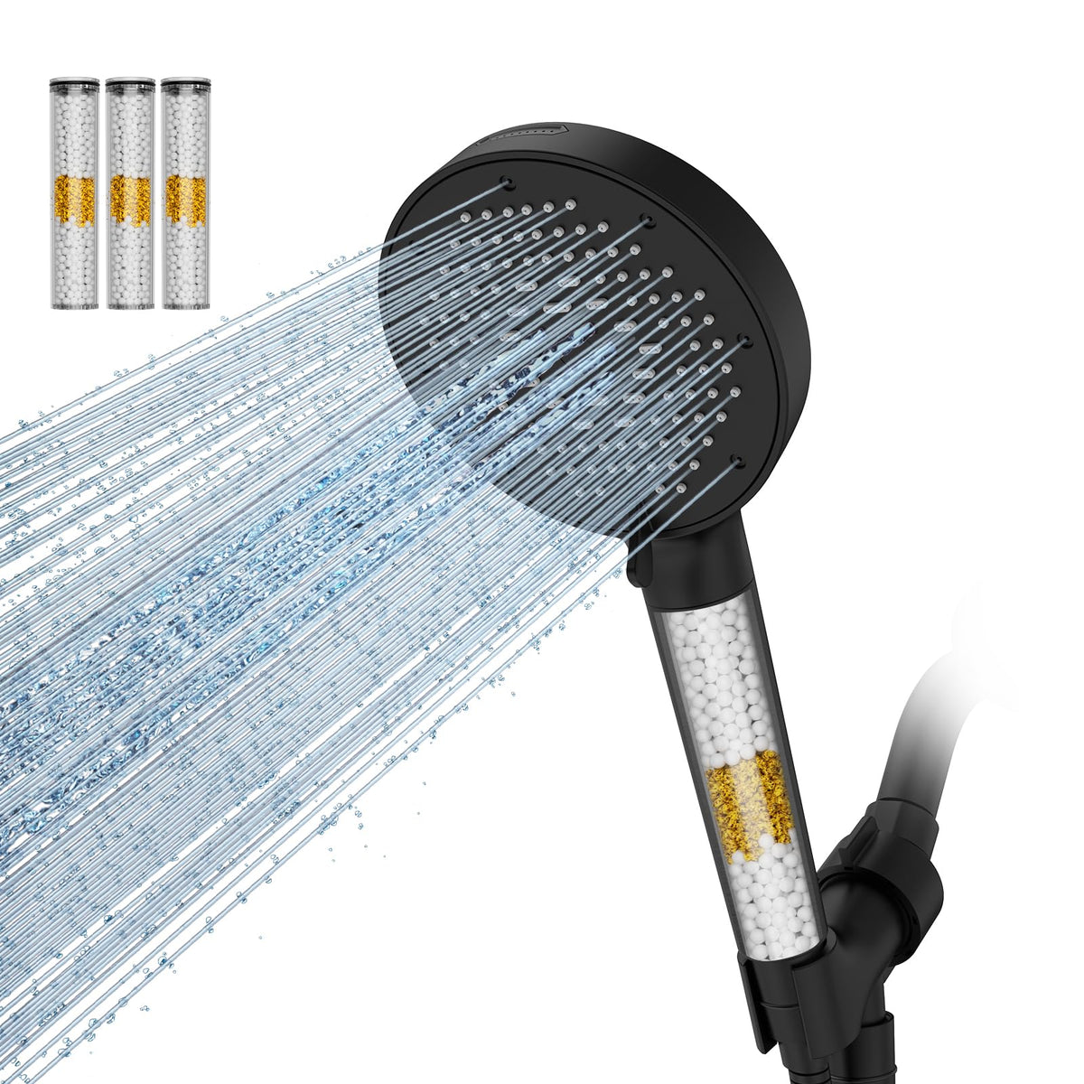 SR SUN RISE High Pressure Filtered Handheld Shower Head 9 Spray(1 filter)