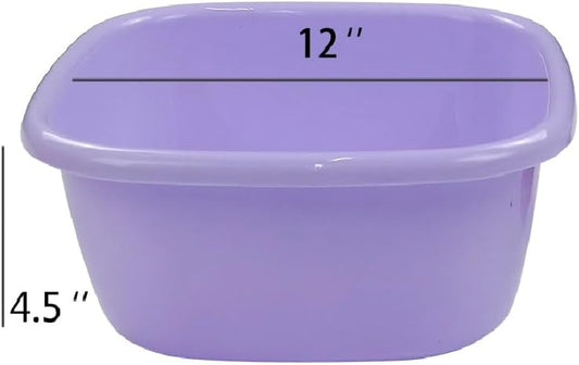 Anbers 8 Quart Small Wash Basins, 4-Pack