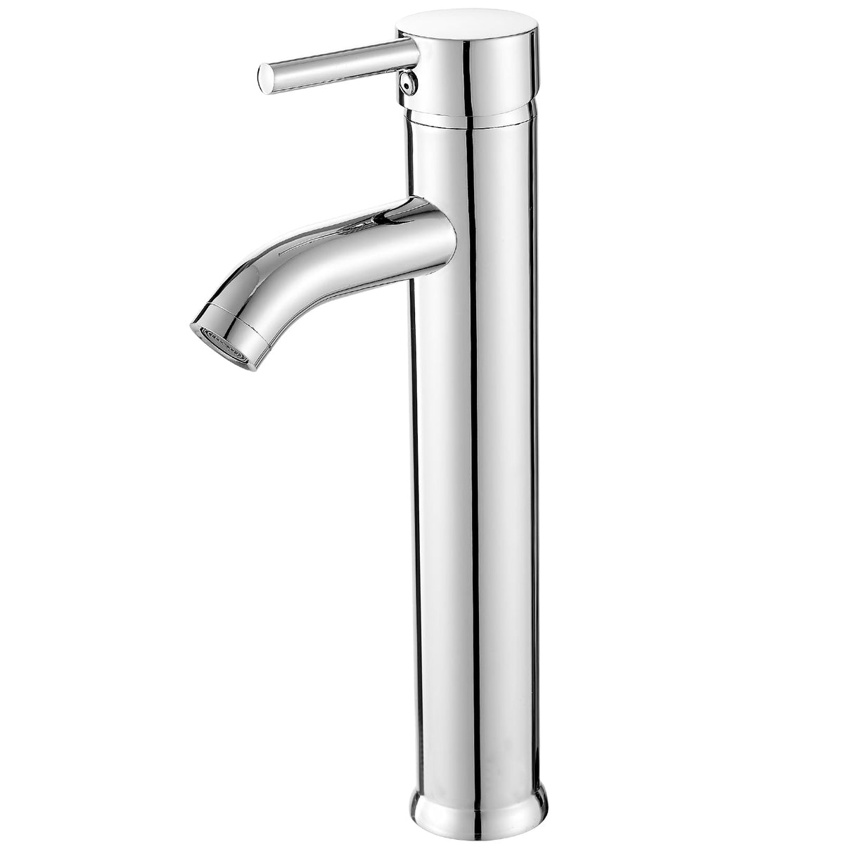 Bathroom Faucet Brushed Nickel Modern Single Hole Bathroom Sink Faucet with Single Handle Suitable for 1 or 3 Holes,Supply Deck Plate and Hose