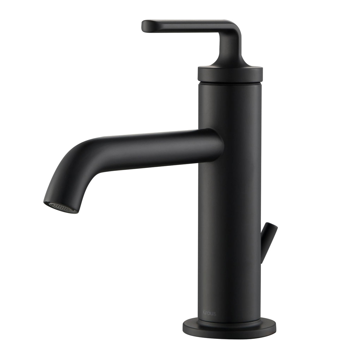 KRAUS Ramus Single Handle Vessel Sink Bathroom Faucet with Pop-Up Drain in Brushed Gold, KVF-1220BG