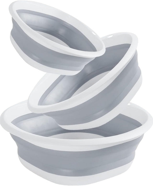 Multipurpose Foldable Collapsible Washbasin Lightweight Portable Basin