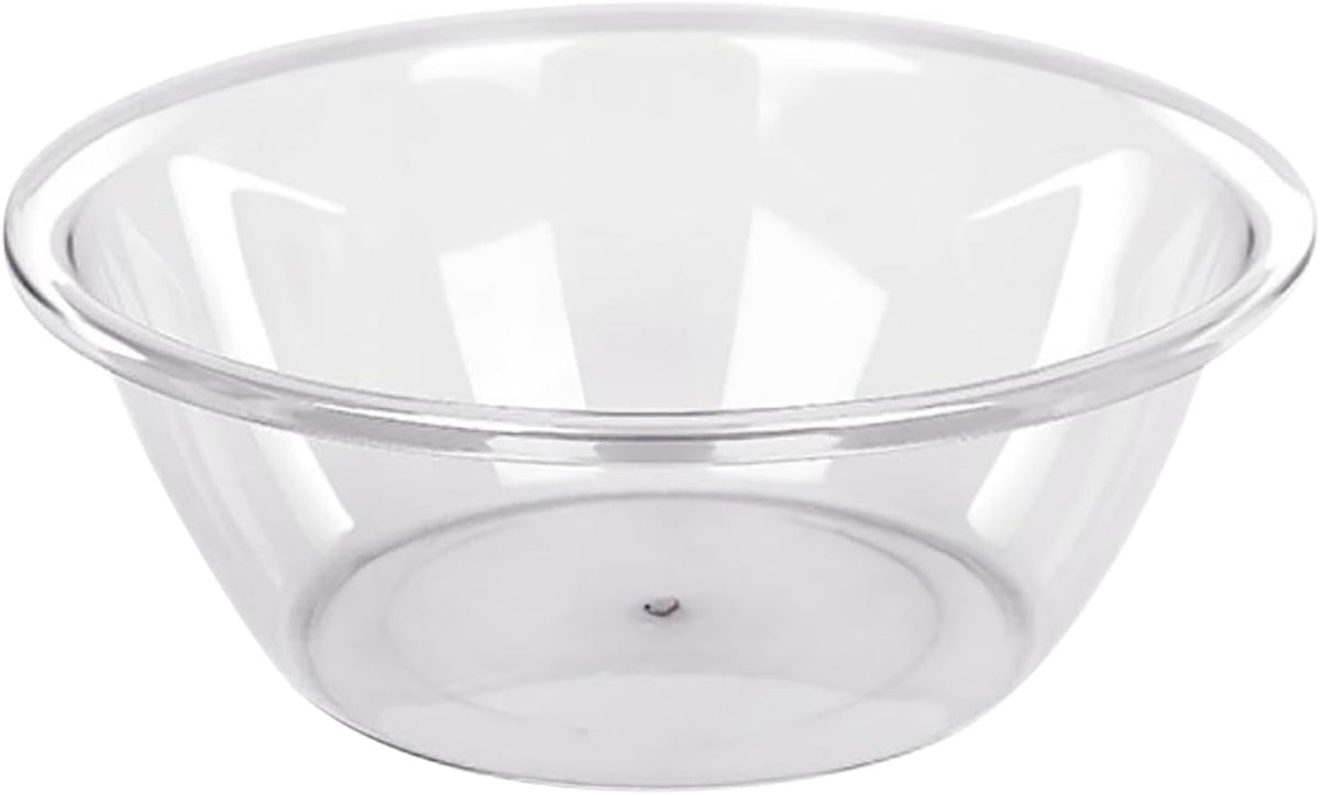 Transparent Wash Basin Transparent Wash Basin Thicken PET Multifunction Round Clear Washbasin Dish Tub for Home Kitchen Bathroom (S)
