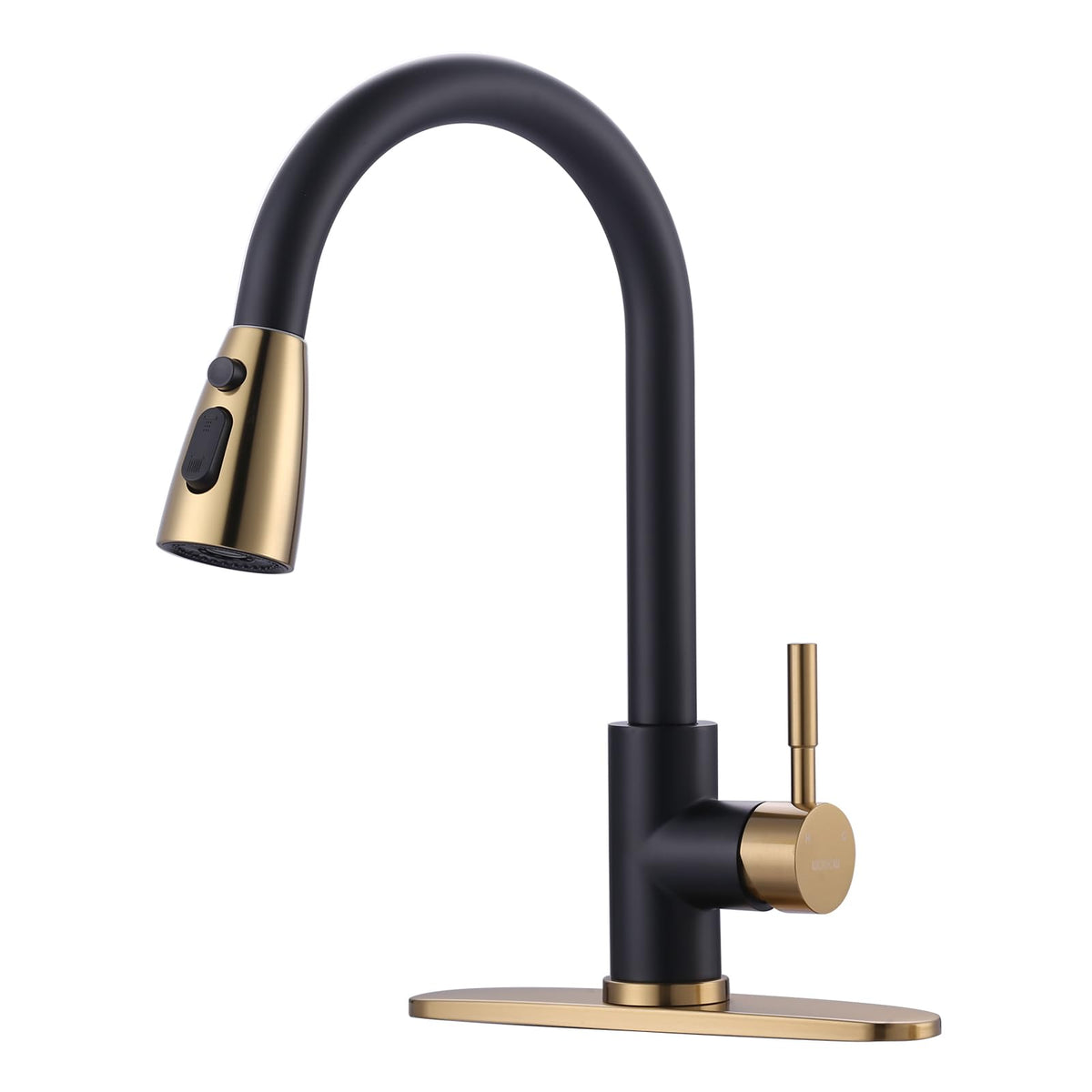 WOWOW Kitchen Faucet with Soap Dispenser: 304 Stainless Steel Kitchen Sink Faucet with Pull Down Sprayer 3 Modes, Single Handle High Arc Mixer Taps for Sink, RV, Laundry, Bar (Brushed Nickel)