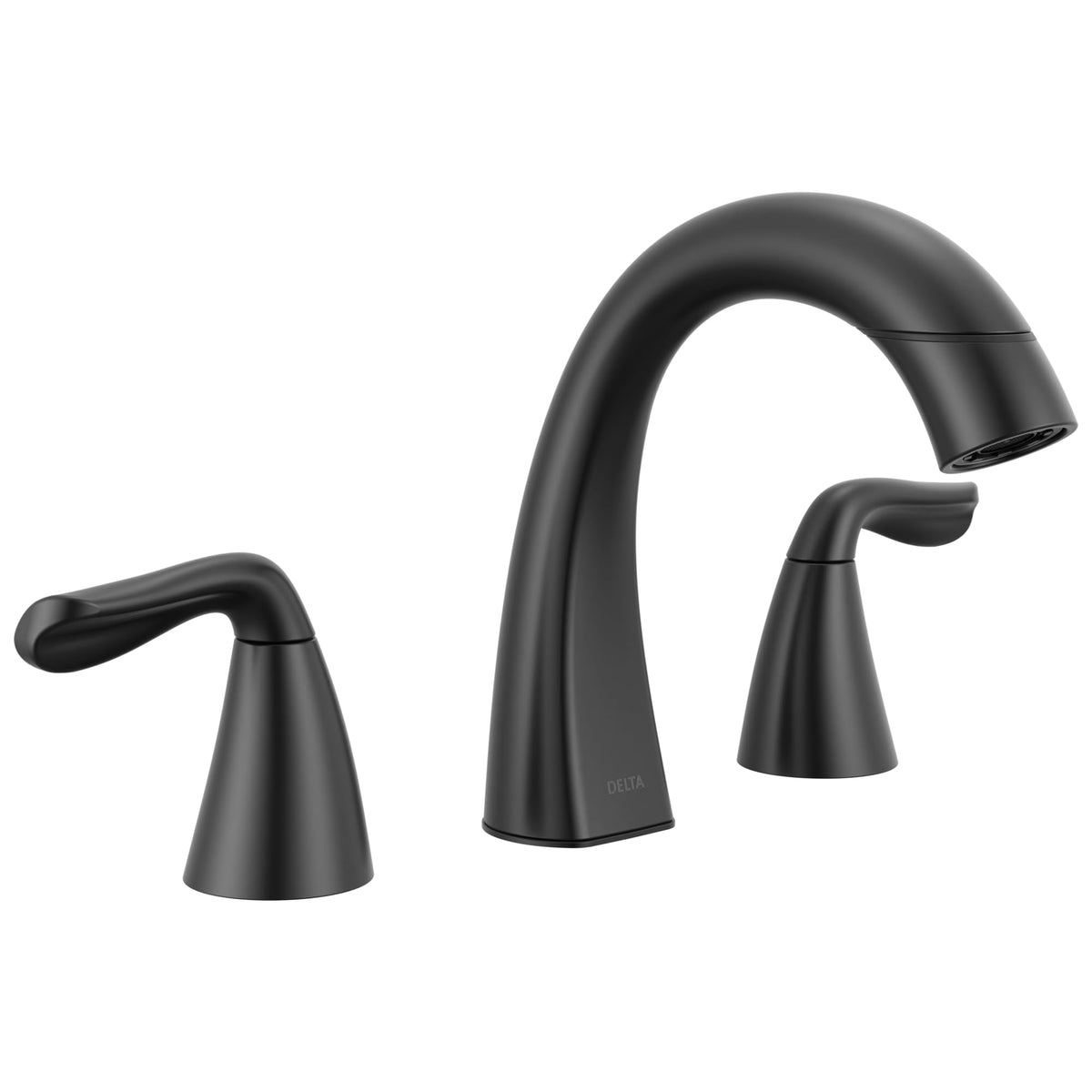 Delta Vesna Brushed Nickel Bathroom Faucet 3 Hole, 8 Inch Widespread Bathroom Sink Faucet for Vanity, Push-Pop Drain Assembly, SpotShield Brushed Nickel 35789LF-SP