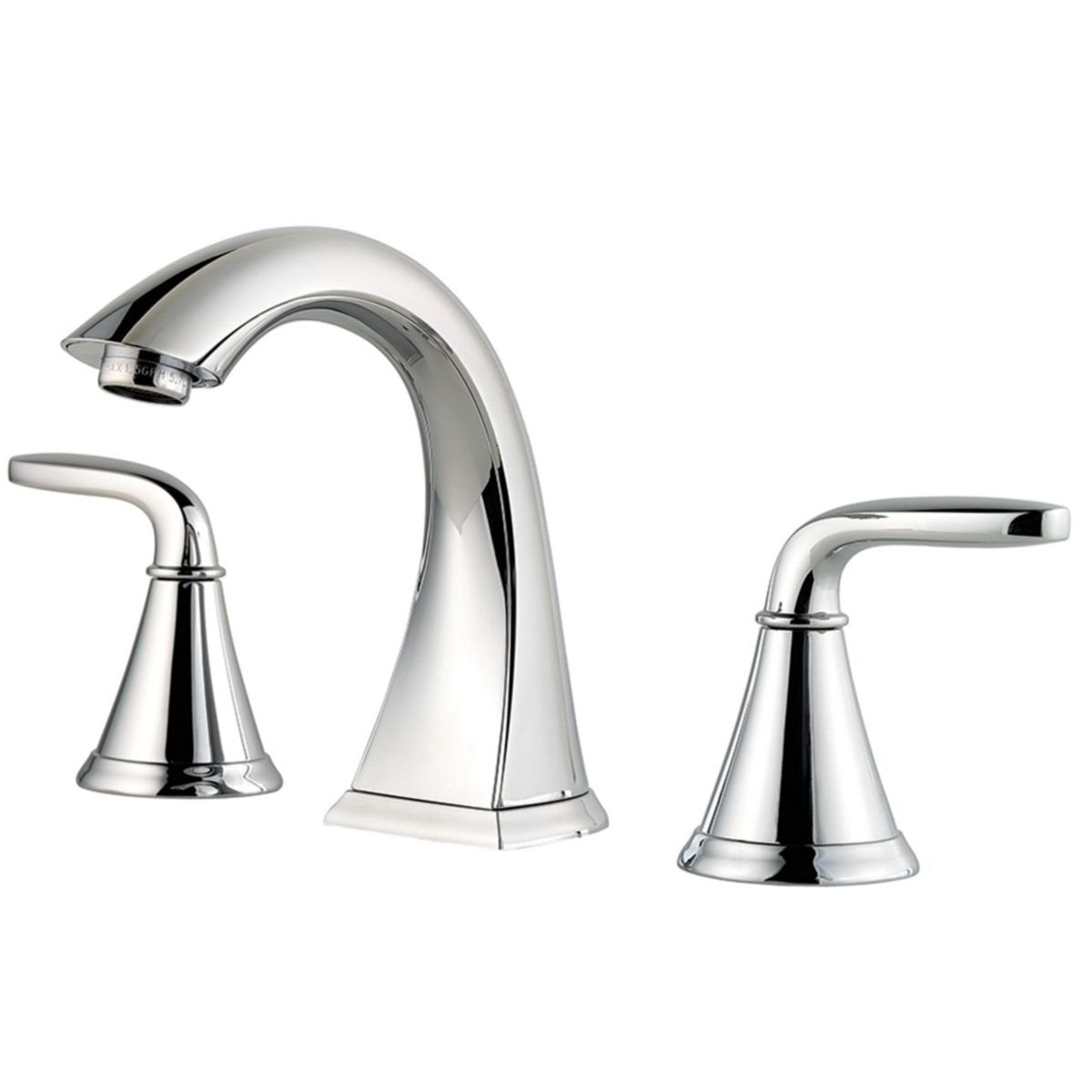 Pfister Pasadena 8 inch Widespread 3 Hole Bathroom Sink Faucet with 2 Handles, Brushed Nickel Finish, Push & Seal Drain, Water-Efficient WaterSense Certified LF049PDKK