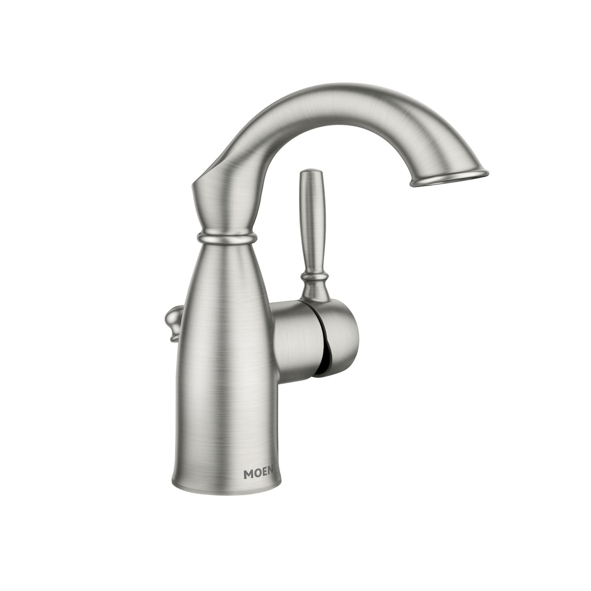 Moen Sarona Mediterranean Bronze One-Handle Single Hole Rustic Farmhouse Bathroom Sink Faucet with Optional Deckplate, 84144BRB