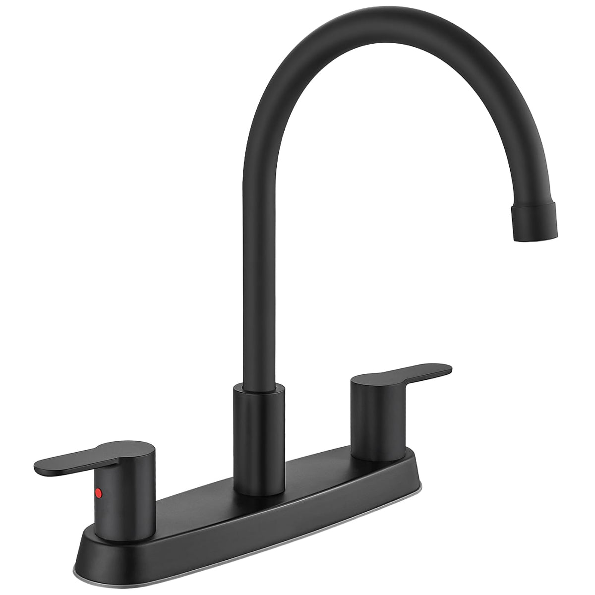 Kitchen Faucet 8 Inch Centerset Brushed Nickel 2-3 Hole Without Sprayer