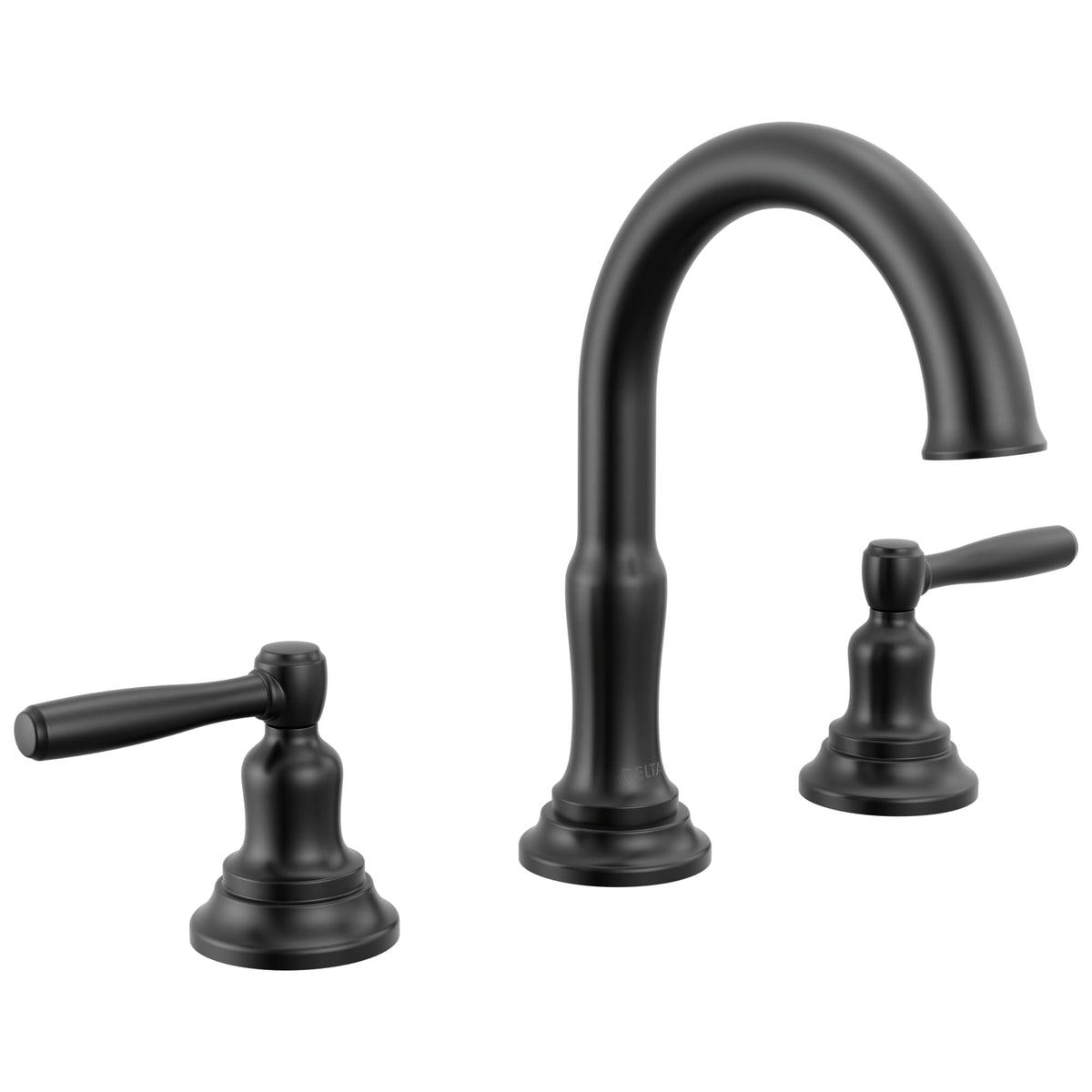 Delta Roe Brushed Nickel Bathroom Faucet 3 Hole, 8 Inch Widespread Bathroom Sink Faucet for Vanity, Push-Pop Drain Assembly, Stainless 35985LF-SS