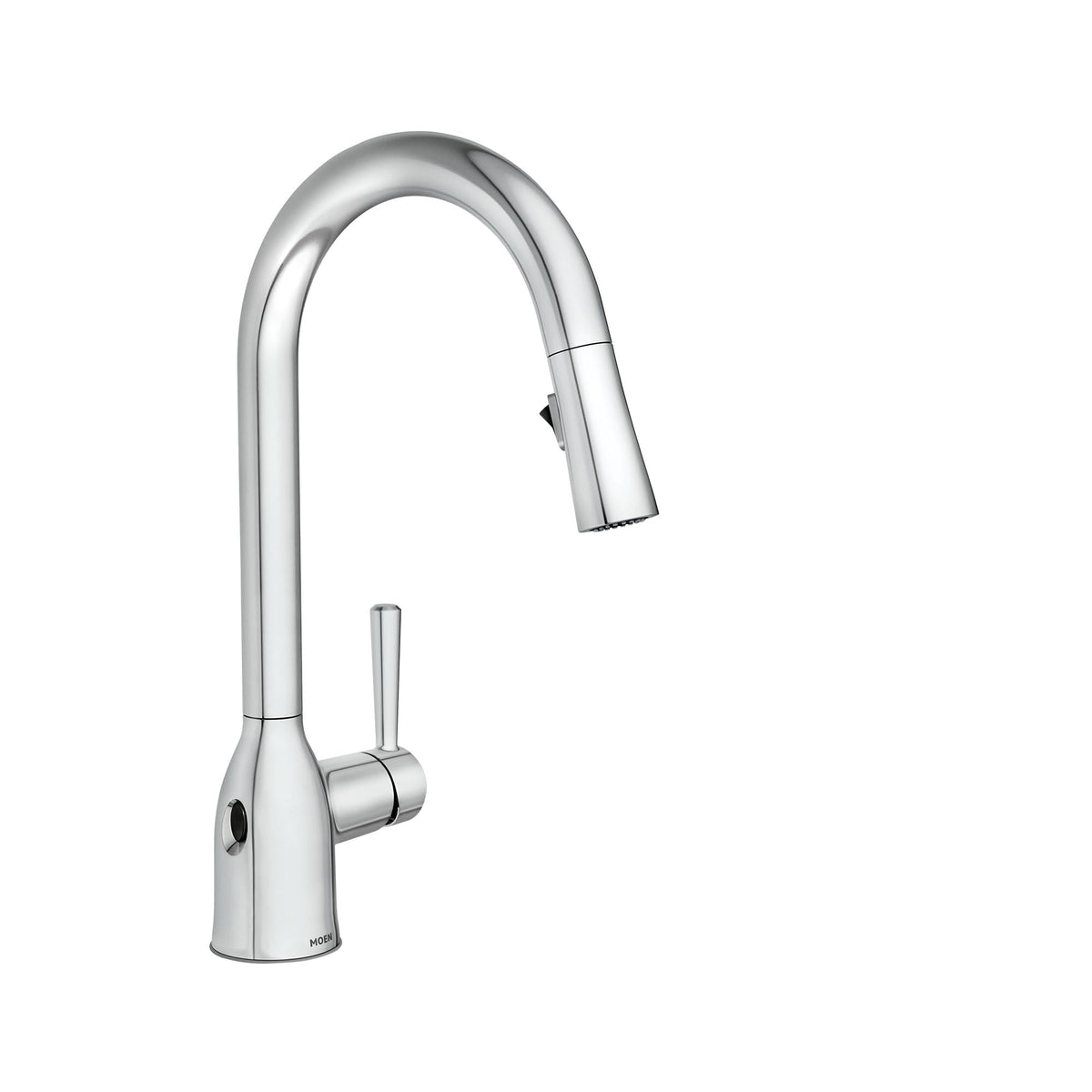 Moen Adler Spot Resist Stainless One-Handle High Arc Pulldown Kitchen Faucet with Power Clean, 87233SRS