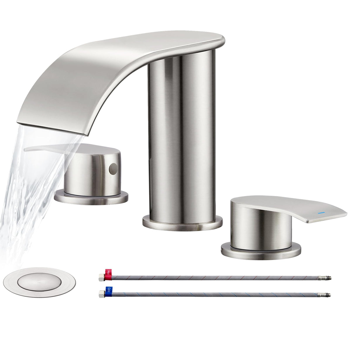 Ultimate Unicorn Waterfall Bathroom Faucet for Sink Chrome 4 Inch