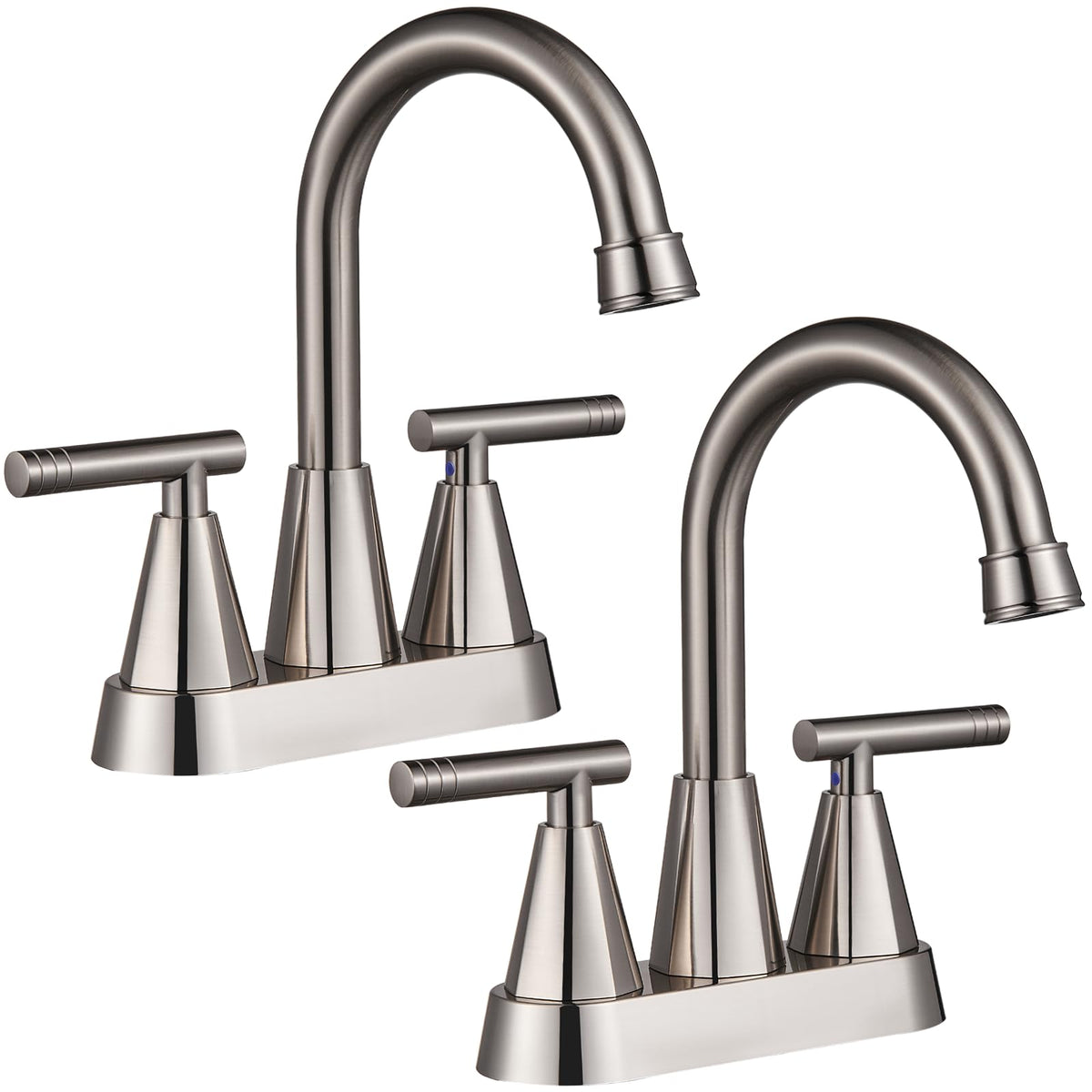 Cobbe Matte Black Bathroom Faucets, Centerset Bathroom Sink Faucet 4 Inch
