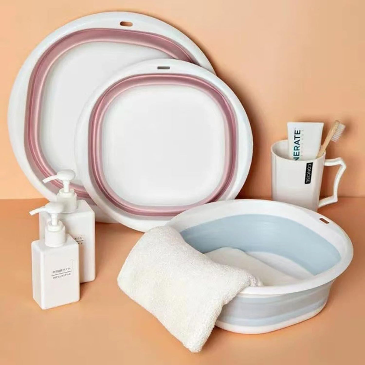 Portable Silicone Foldable washbasin Multi-Purpose Basin