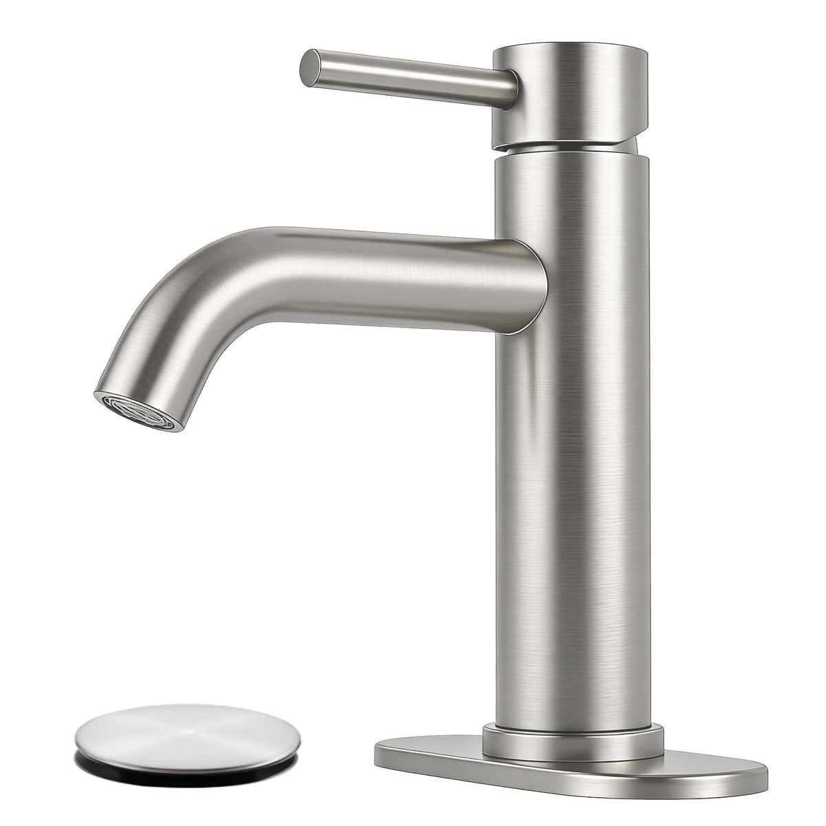 Bathroom Faucet Single Handle Bathroom Sink Faucet Brushed Nickel