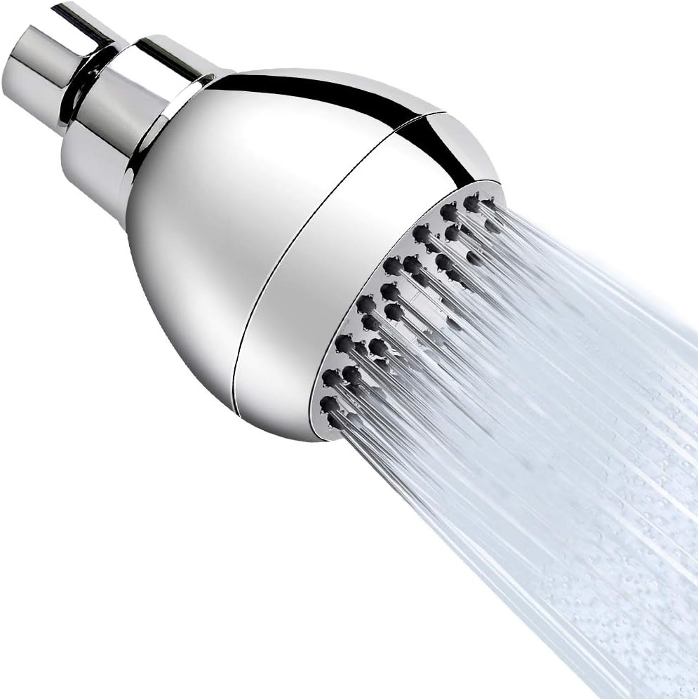 AISOSO Fixed Shower Head High Pressure 3 Inch Showerhead Chrome