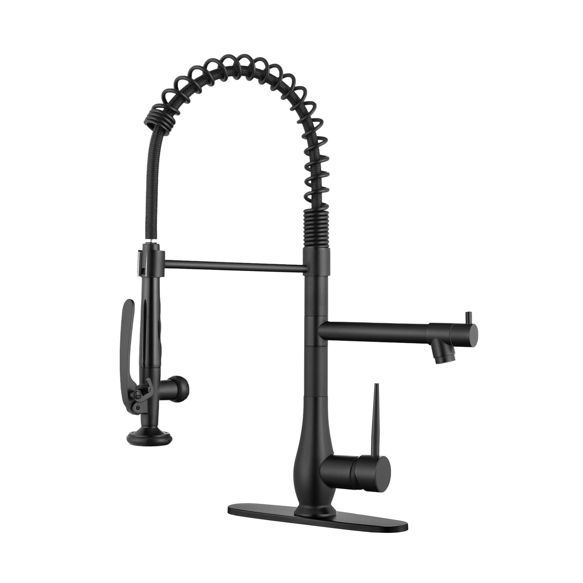 GIMILI Commercial Kitchen Sink Faucet with Pull Down Sprayer Brushed Nickel
