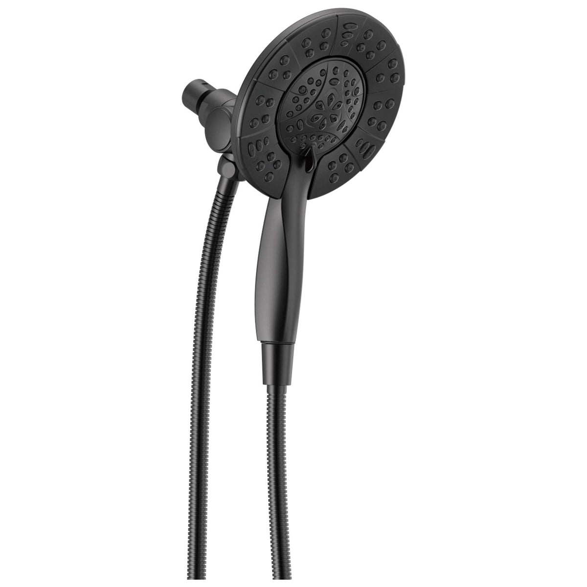 Delta 4-Setting In2ition 2-in-1 Dual Shower Head with HandHeld Spray, Brushed Nickel Detachable Shower Head with Hose, Showerhead, 1.75 GPM Flow Rate, Stainless 58499-SS
