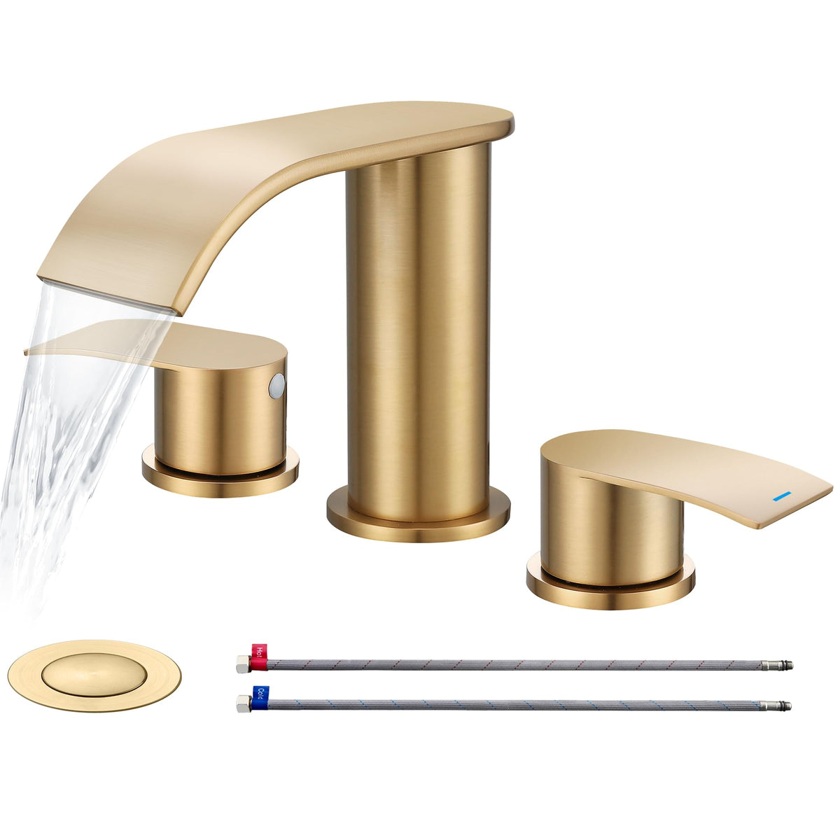 Ultimate Unicorn Waterfall Bathroom Faucet for Sink Chrome 4 Inch