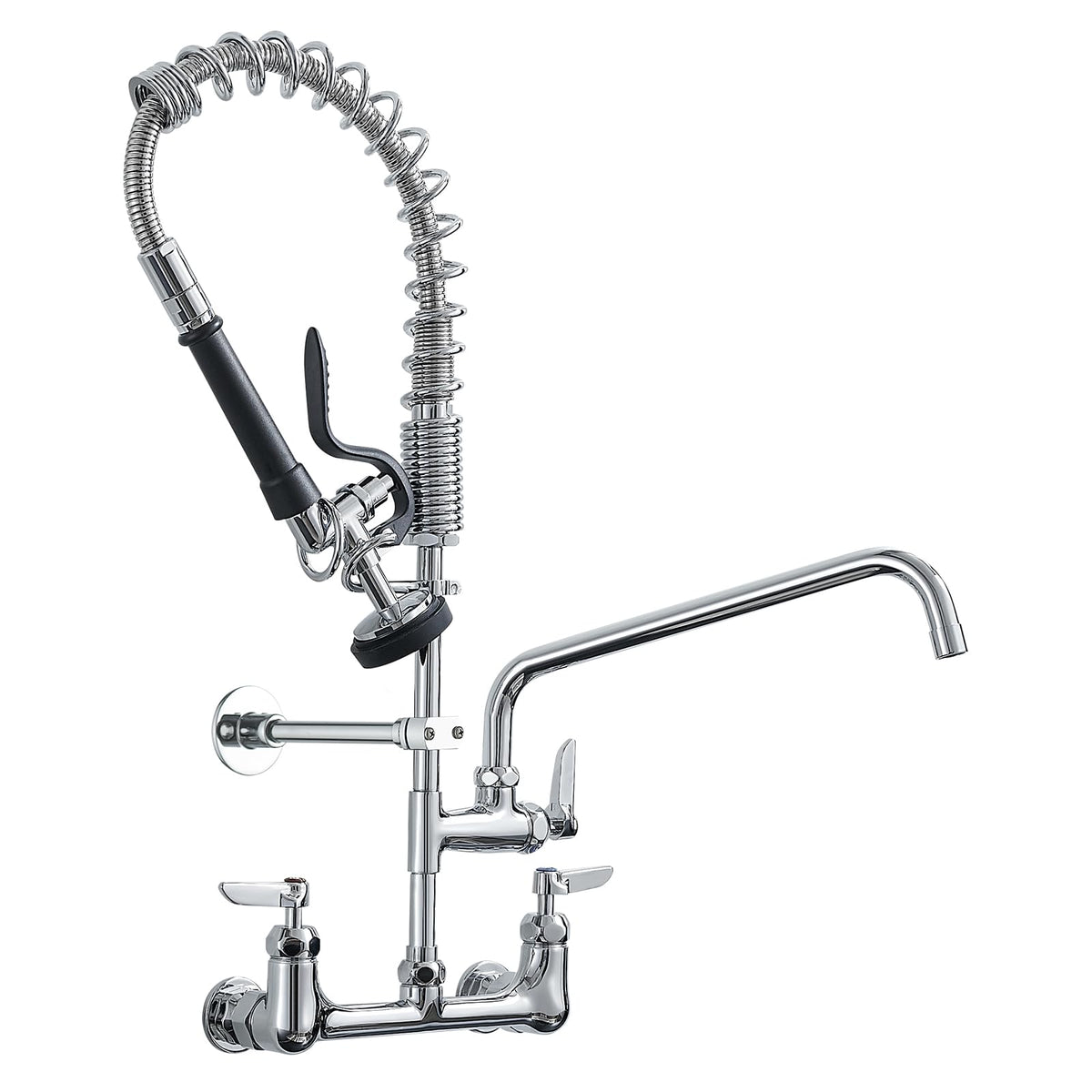Fapully Black Kitchen Faucet,Commercial Pull Down Kitchen Sink Faucet