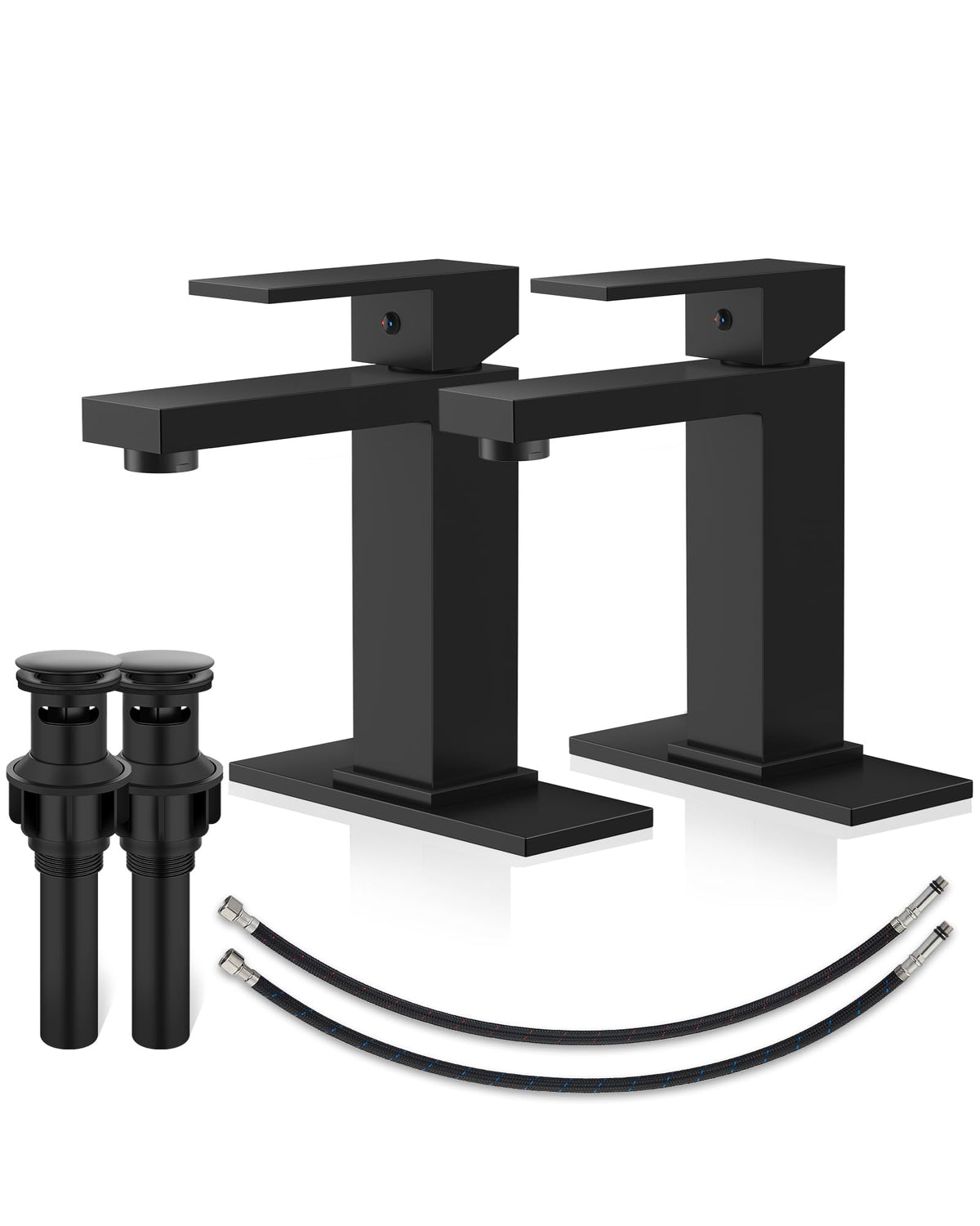 Midanya Bathroom Faucets 1 Hole Single Handle,Brushed Nickel