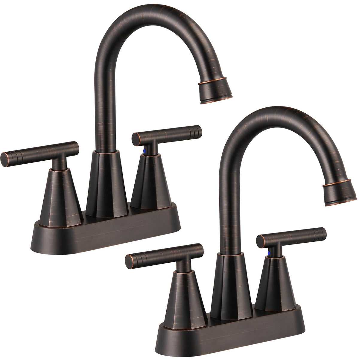 Cobbe Matte Black Bathroom Faucets, Centerset Bathroom Sink Faucet 4 Inch
