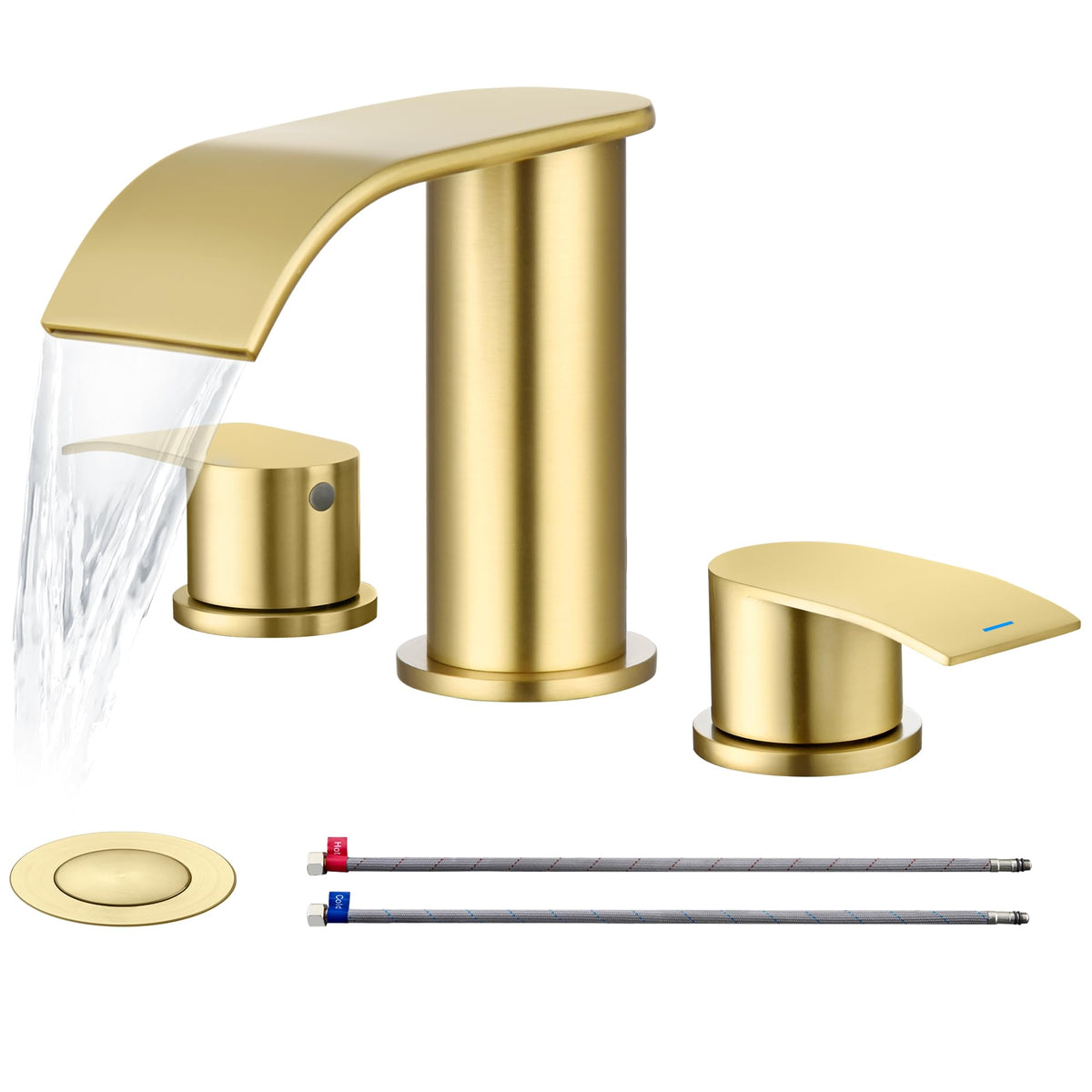 Ultimate Unicorn Waterfall Bathroom Faucet for Sink Chrome 4 Inch