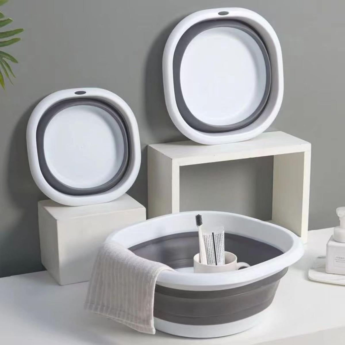 Portable Silicone Foldable washbasin Multi-Purpose Basin