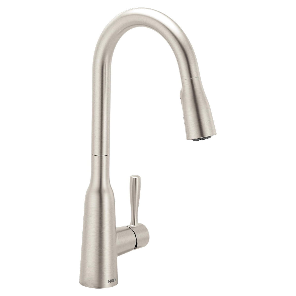 Moen Orivesi Stainless Pulldown Kitchen Faucet with Power Boost, Transitional Kitchen Faucet, One-Handle Single Hole High Arc, Easy Installation, Spot Resist Finish, 87891SRS