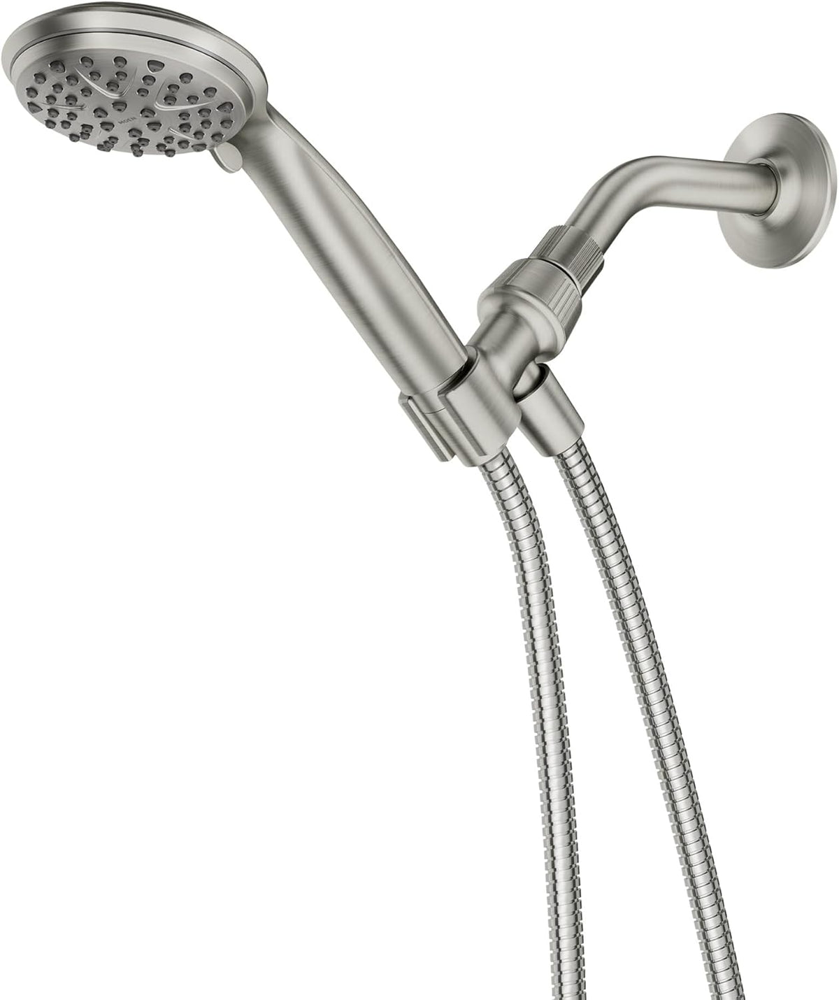 Moen Attune Shower Head with Handheld Sprayer, 6 Handheld Shower Head Spray Settings, Spot Resist Brushed Nickel Finish, 218H0SRN
