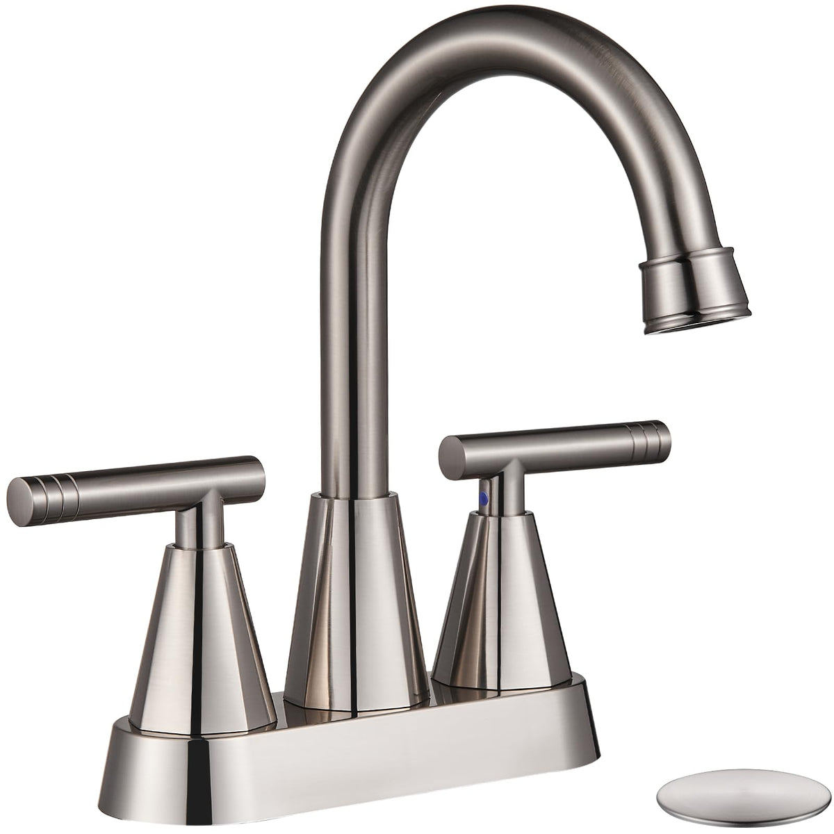 Cobbe Matte Black Bathroom Faucets, Centerset Bathroom Sink Faucet 4 Inch