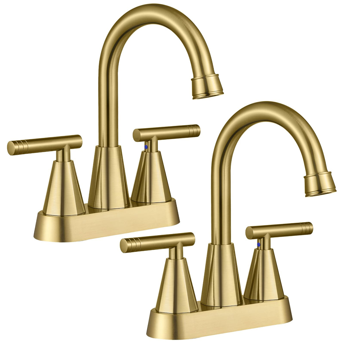 Cobbe Matte Black Bathroom Faucets, Centerset Bathroom Sink Faucet 4 Inch