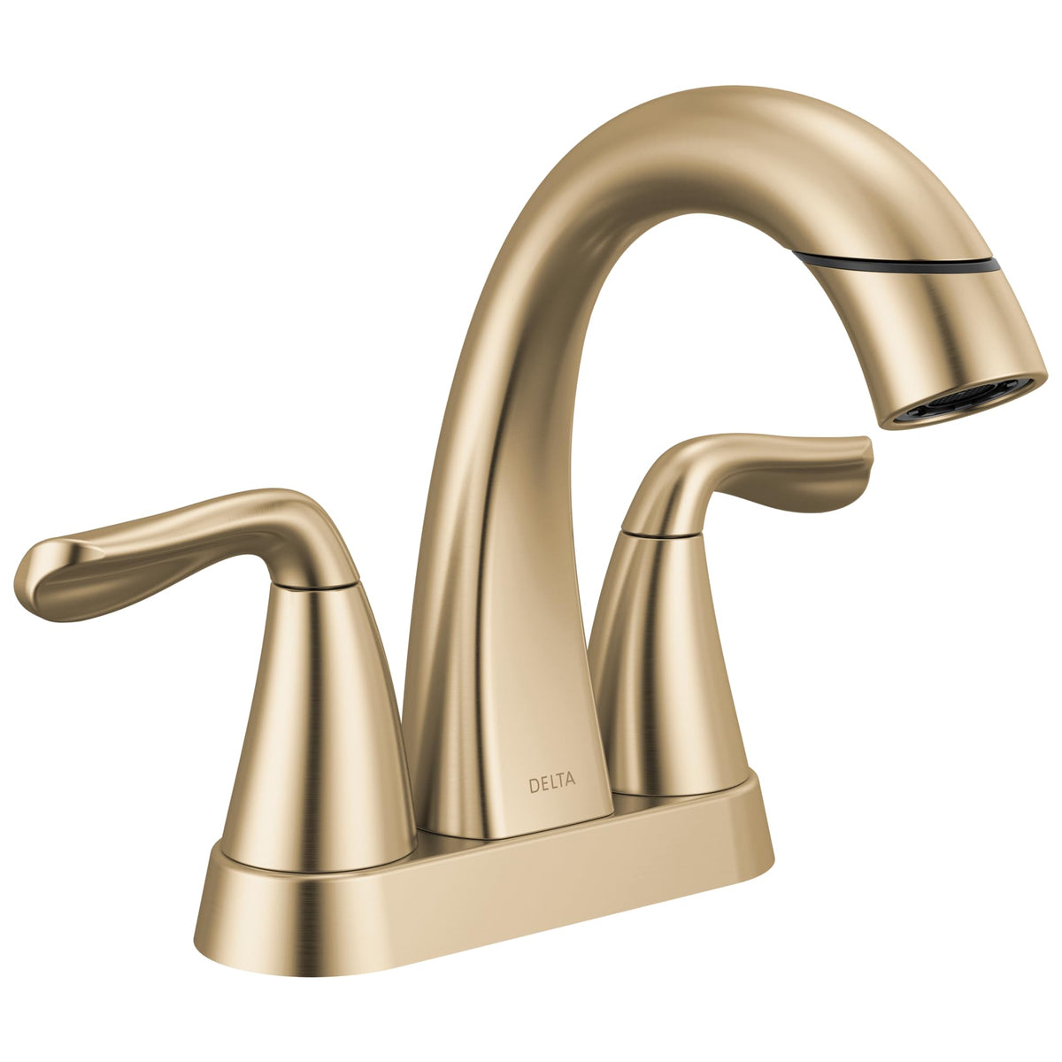 Delta Arvo Centerset Bathroom Faucet, Brushed Nickel 2-Handle Bathroom Faucet, Delta Bathroom Sink Faucet, Brushed Nickel 3-Hole Bathroom Faucet, Spotshield Stainless 25840LF-SS