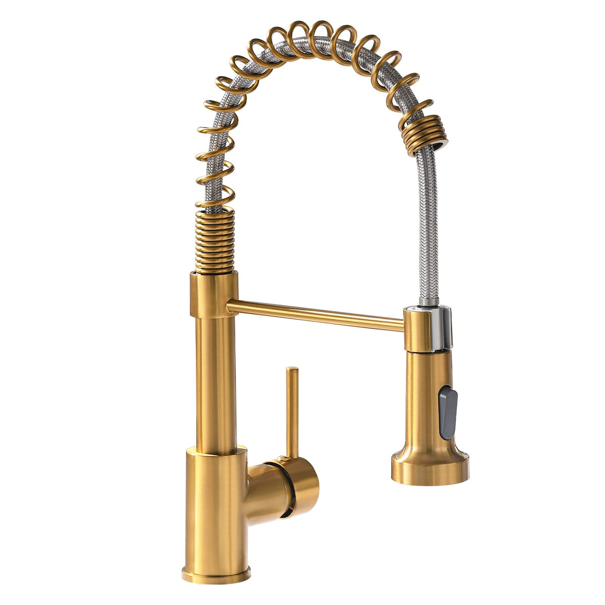GIMILI Black Kitchen Faucet with Pull Down Sprayer