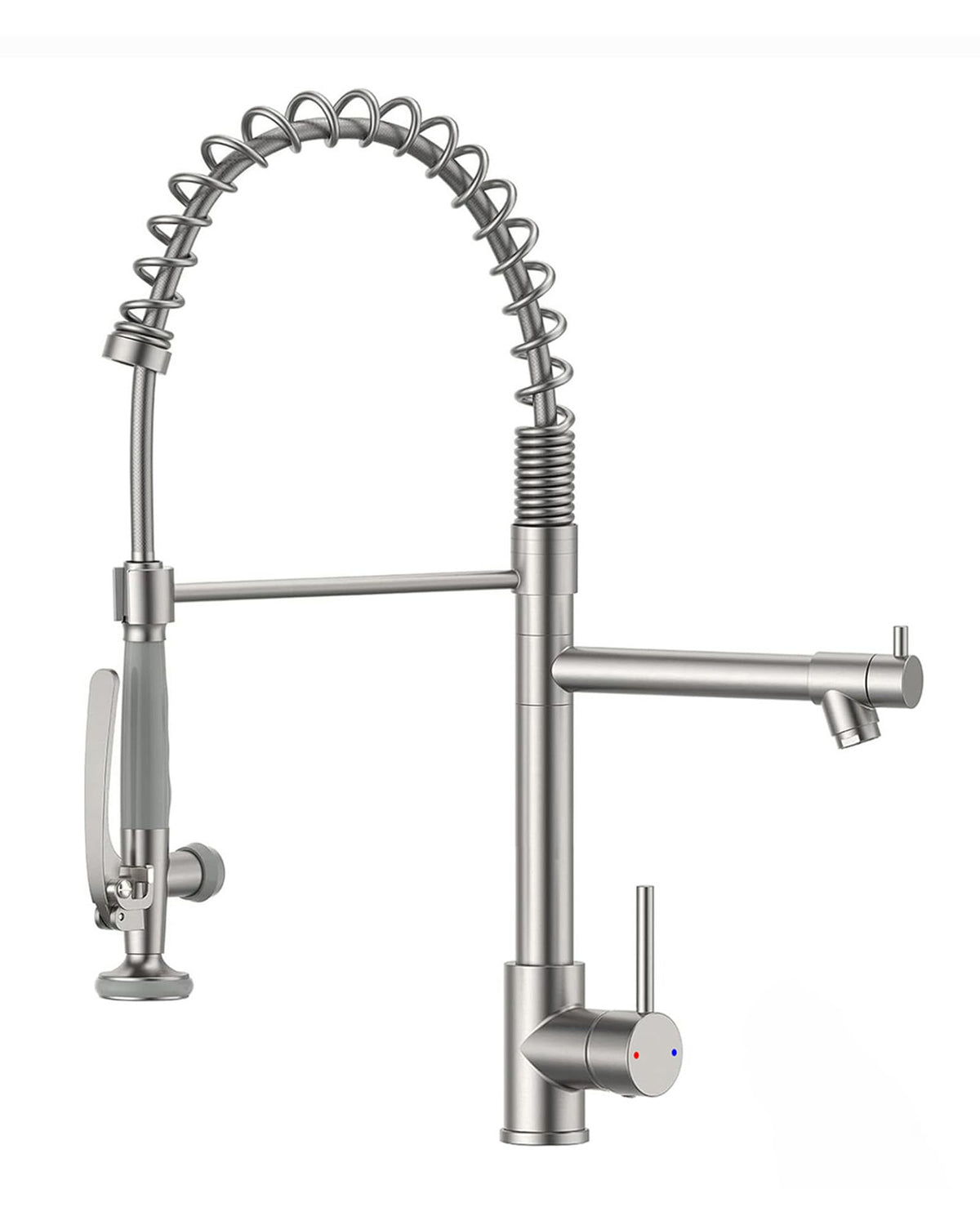Fapully Black Kitchen Faucet,Commercial Pull Down Kitchen Sink Faucet
