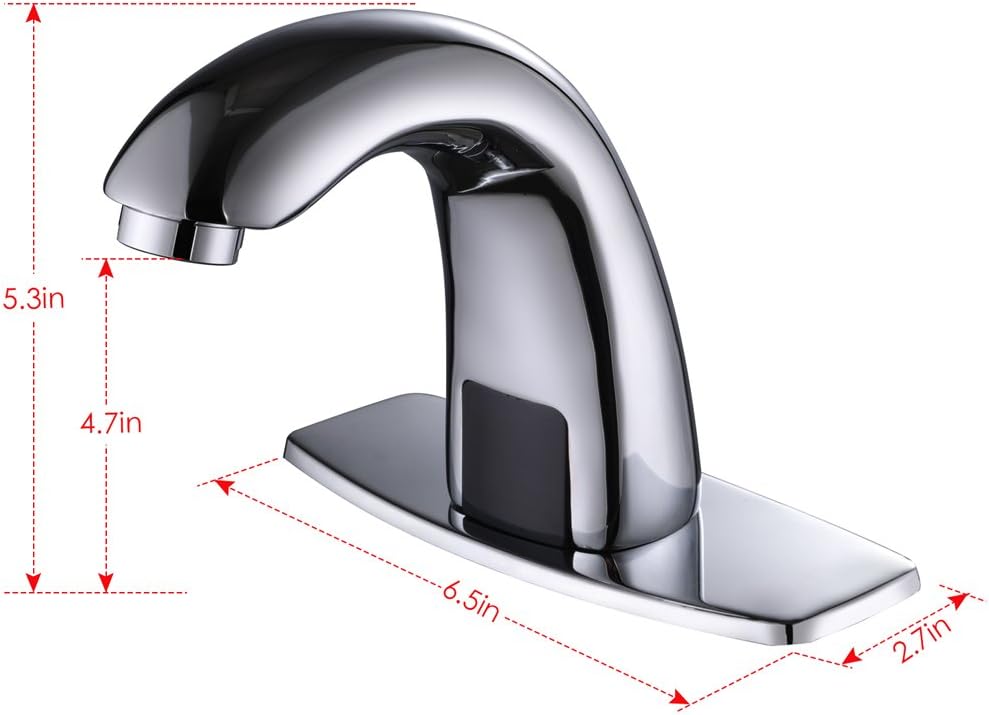 Charmingwater Touchless Bathroom Sink Faucet