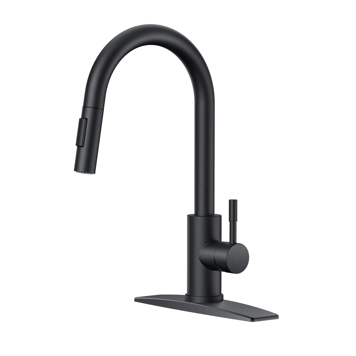 FORIOUS Kitchen Faucet with Pull Down Sprayer, Modern Brushed Nickel