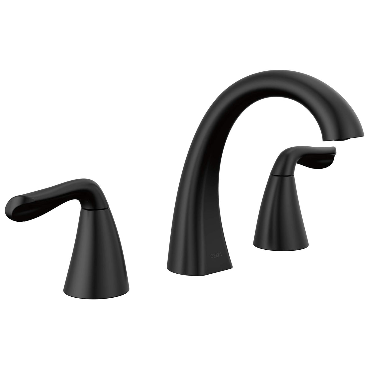 Delta Vesna Brushed Nickel Bathroom Faucet 3 Hole, 8 Inch Widespread Bathroom Sink Faucet for Vanity, Push-Pop Drain Assembly, SpotShield Brushed Nickel 35789LF-SP