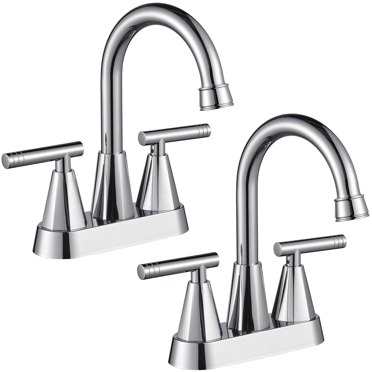 Cobbe Matte Black Bathroom Faucets, Centerset Bathroom Sink Faucet 4 Inch