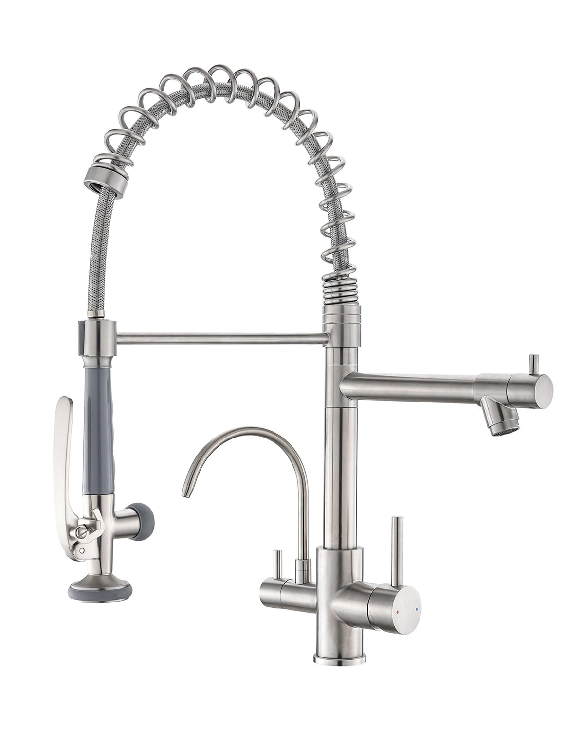 Fapully Black Kitchen Faucet,Commercial Pull Down Kitchen Sink Faucet