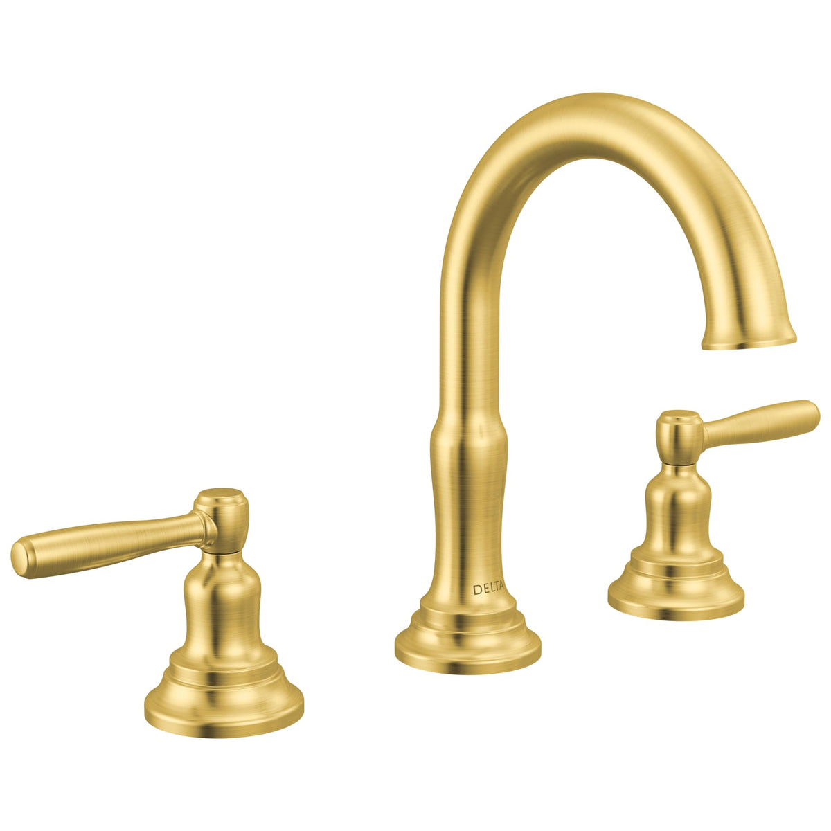 Delta Roe Brushed Nickel Bathroom Faucet 3 Hole, 8 Inch Widespread Bathroom Sink Faucet for Vanity, Push-Pop Drain Assembly, Stainless 35985LF-SS
