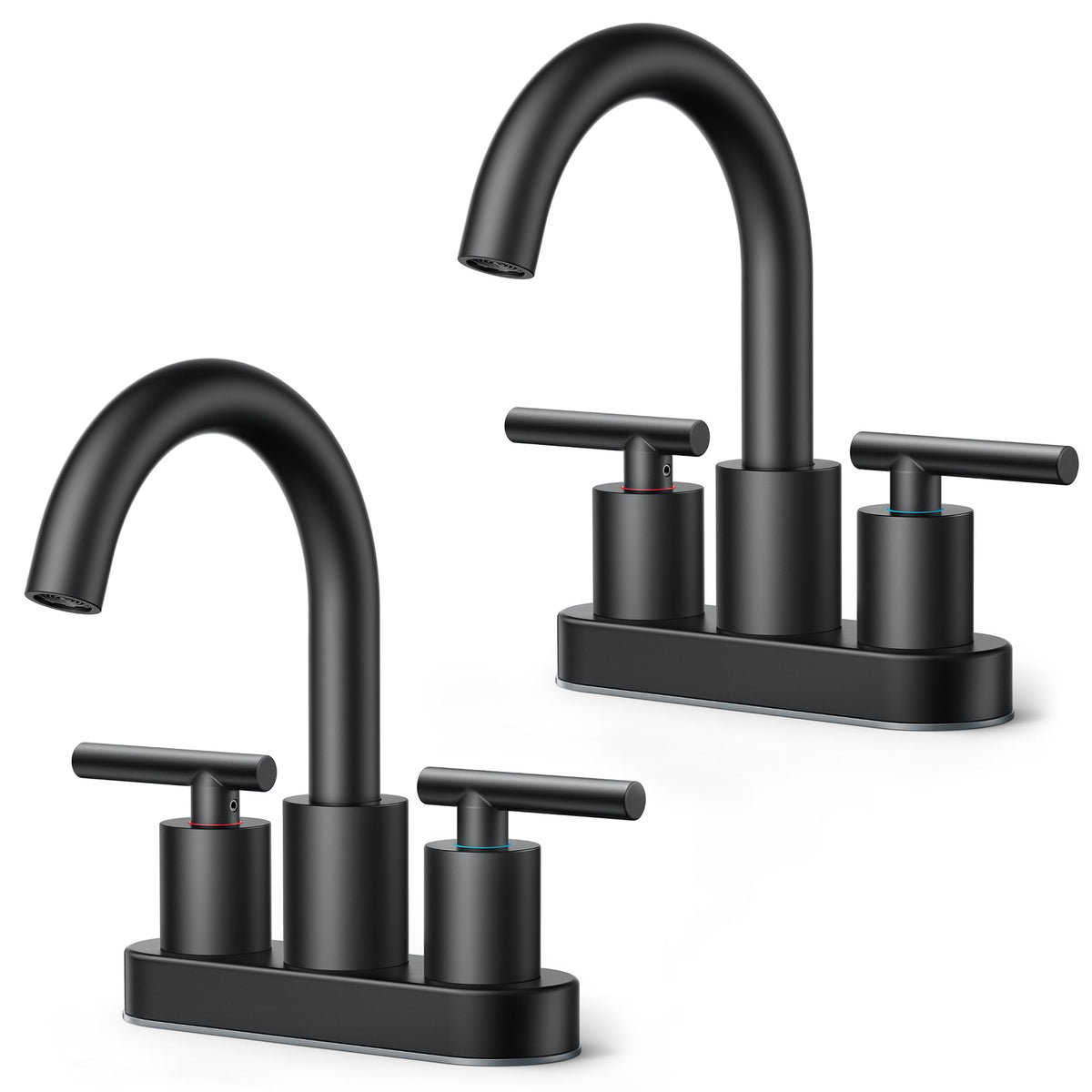 FORIOUS 8 Inch Brushed Gold Bathroom Faucet 3 Hole, Widespread Gold Faucet