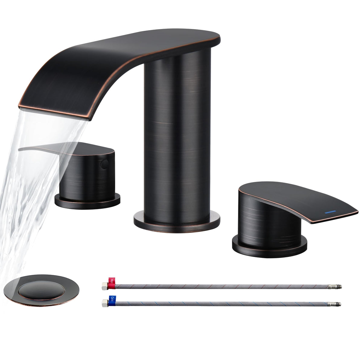 Ultimate Unicorn Waterfall Bathroom Faucet for Sink Chrome 4 Inch