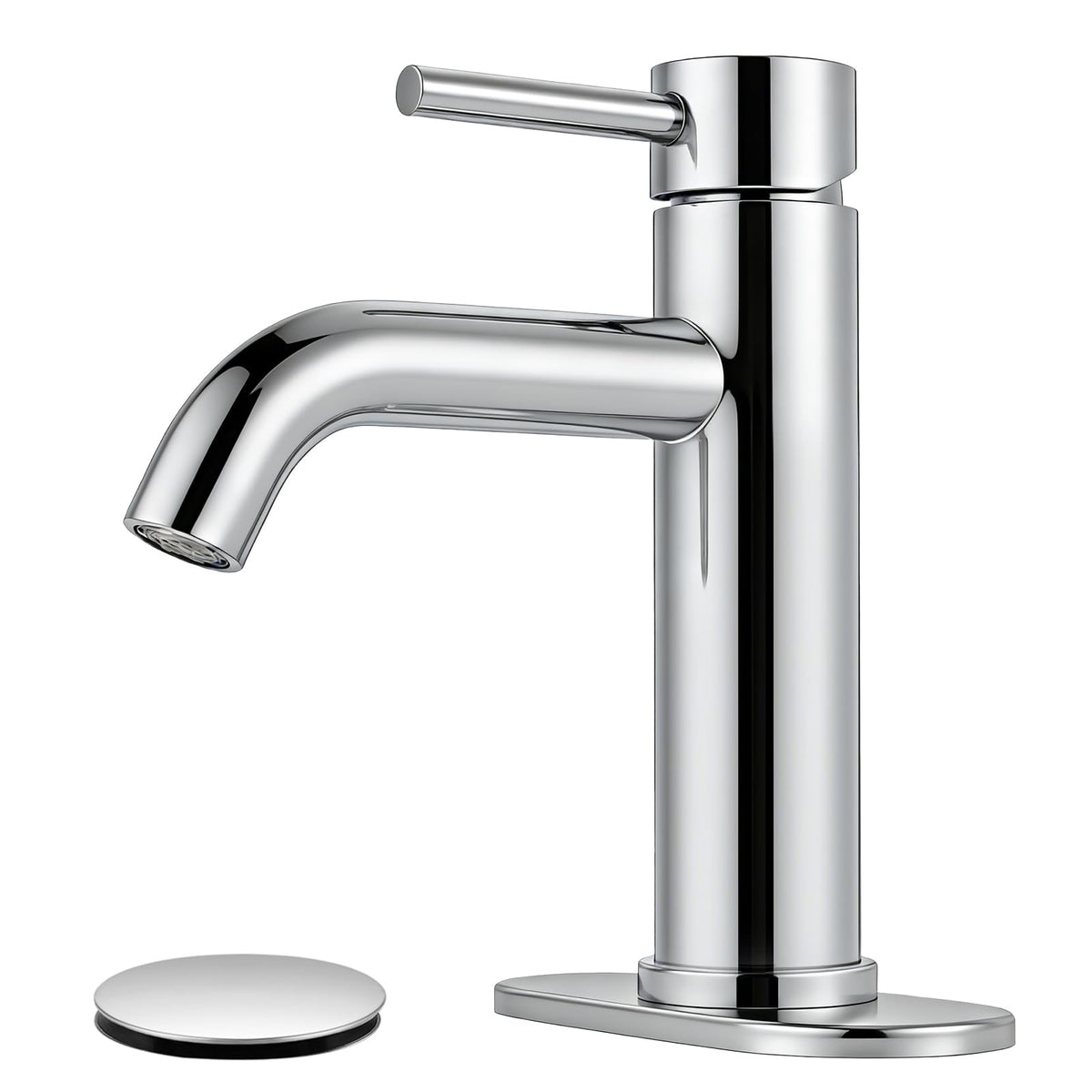 Bathroom Faucet Single Handle Bathroom Sink Faucet Brushed Nickel