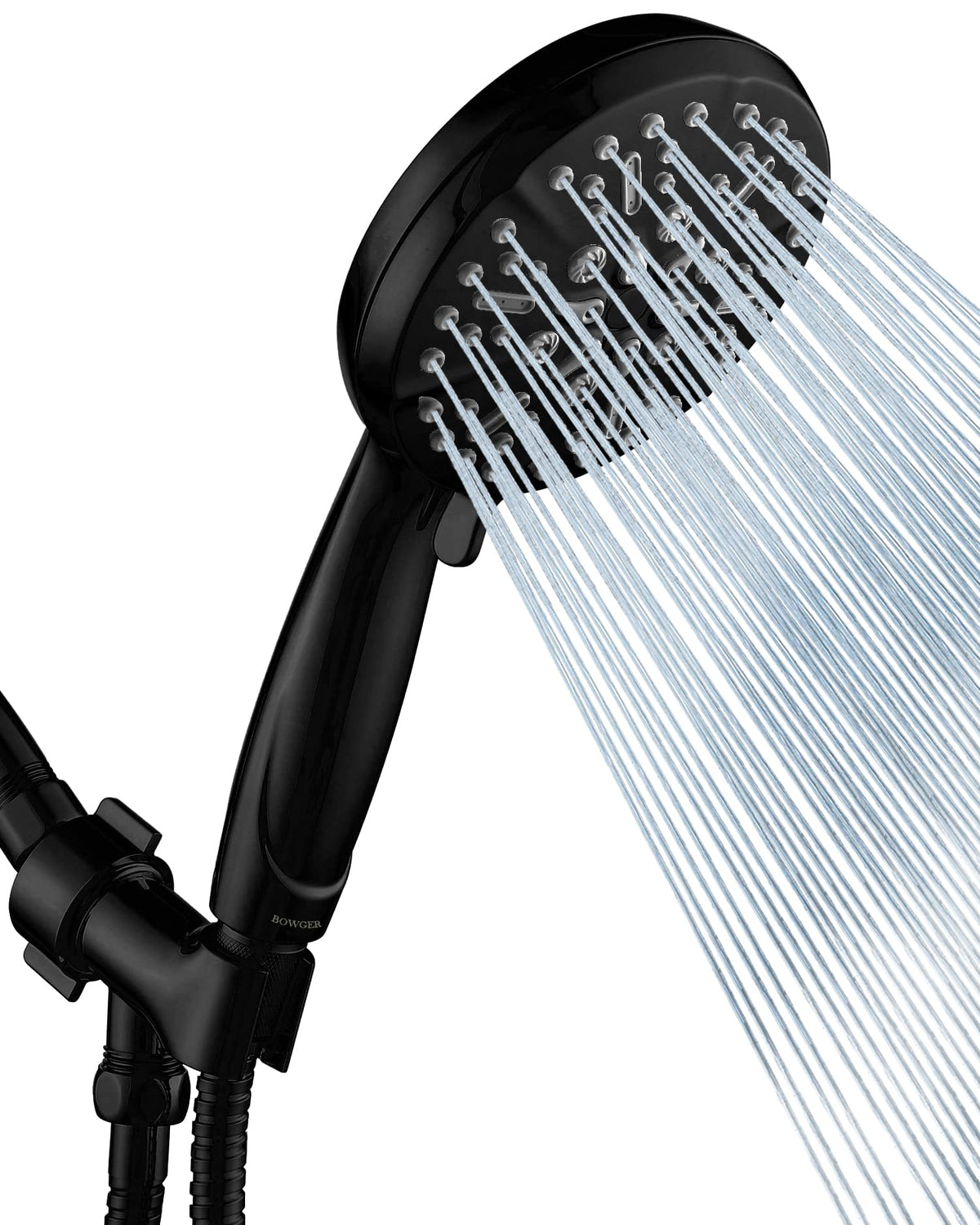 Shower Head with Handheld High Pressure-Full Body Coverage Powerful Rain Showerhead Extra 60" Long Hose and Adjustable Brass Joint Holder- The Perfect Detachable Heads for Bathroom Upgrade