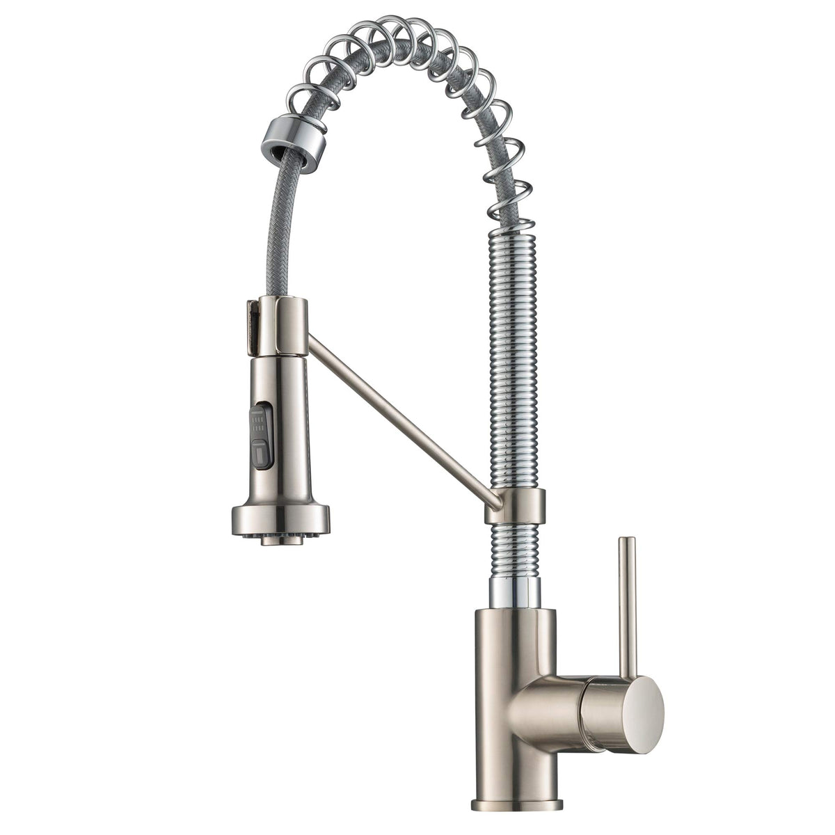 KRAUS Chrome 18.75 in Commercial Pull Down Kitchen Faucet KPF-1610CH