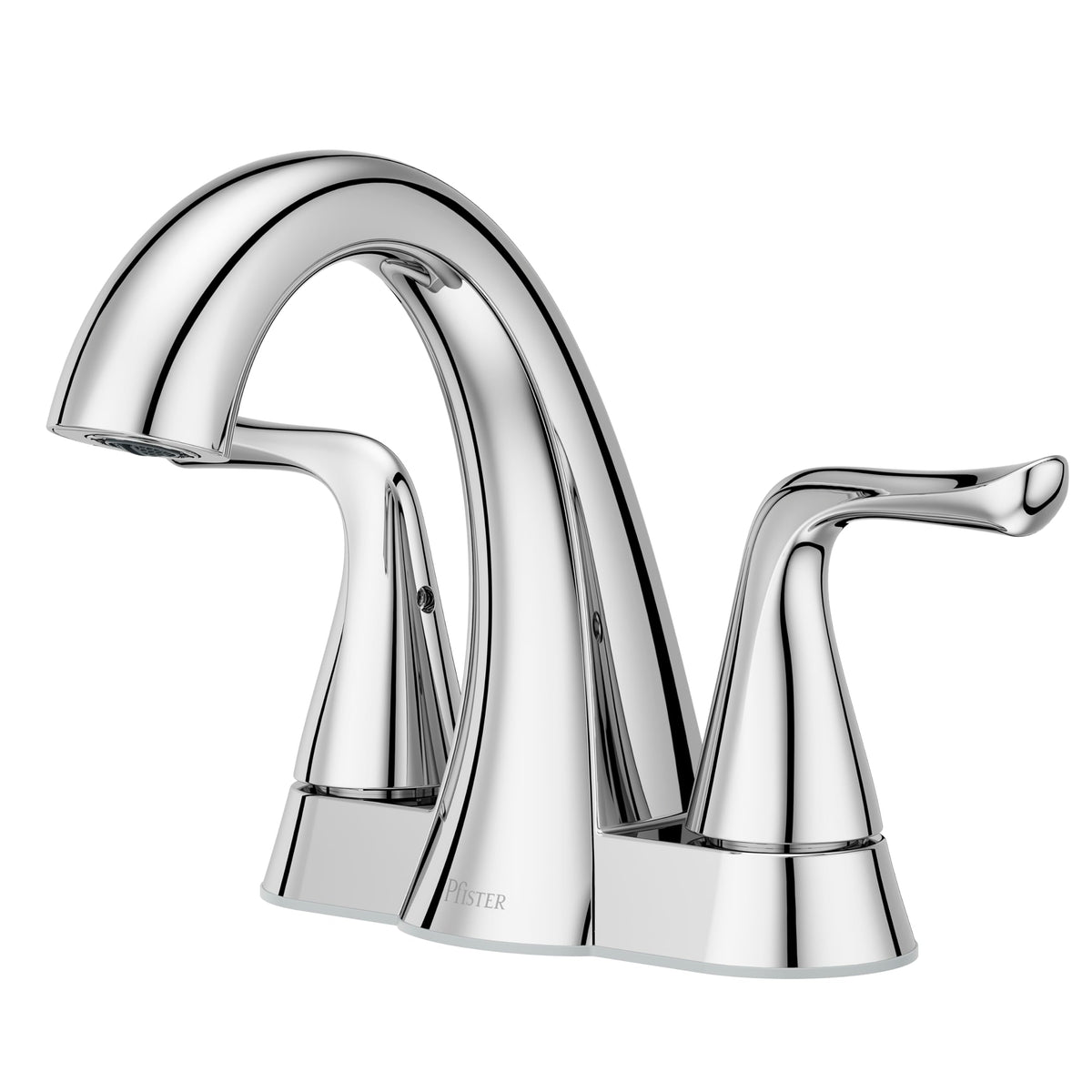 Pfister Willa 4 inch Centerset Bathroom Sink Faucet 2-Handle 3-Hole NSF Certified Spot Defense Brushed Nickel Vanity Faucet with Push & Seal Drain Installation LF048MALGS